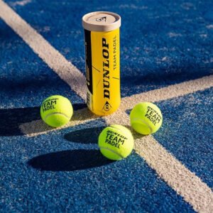 Padel Balls (Tube of 3) - Dunlop ECO Padel Team